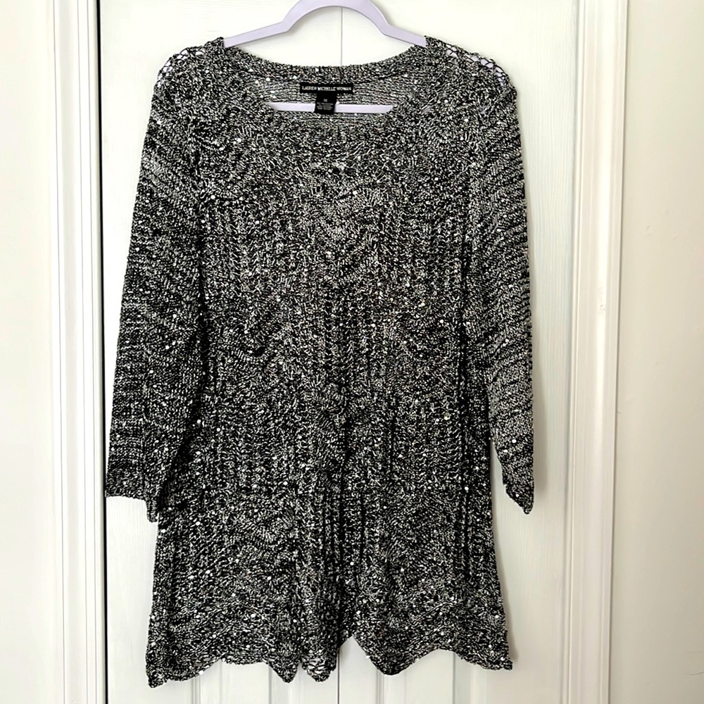 Fun sparkly metallic top